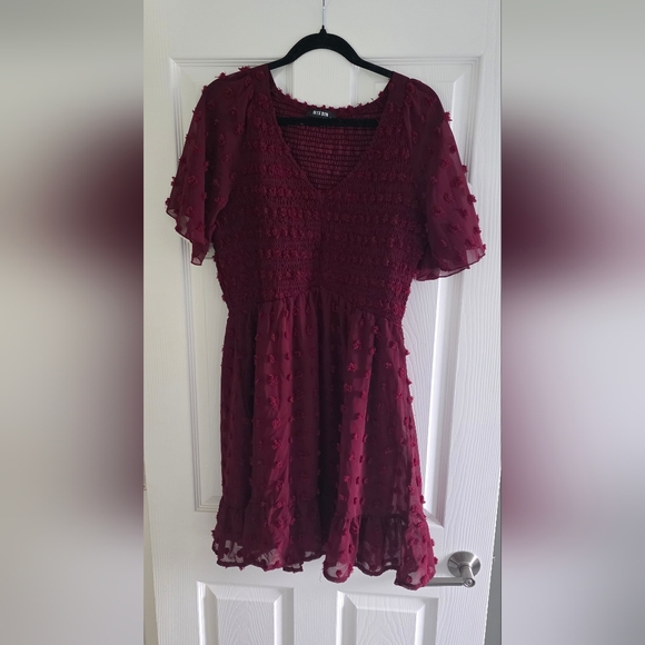 Amazon Dresses & Skirts - NWOT AMAZON BTFBM BURGUNDY DRESS